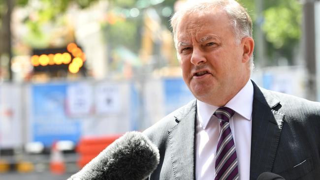 Federal Opposition Minister for Infrastructure Anthony Albanese. Picture: AAP.