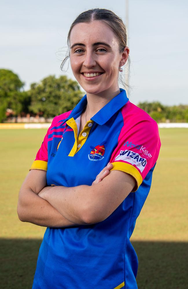 Chloe Kerber from Darwin Eagles ahead of the 2024 Darwin &amp; Districts Cricket Competition. Picture: Pema Tamang Pakhrin