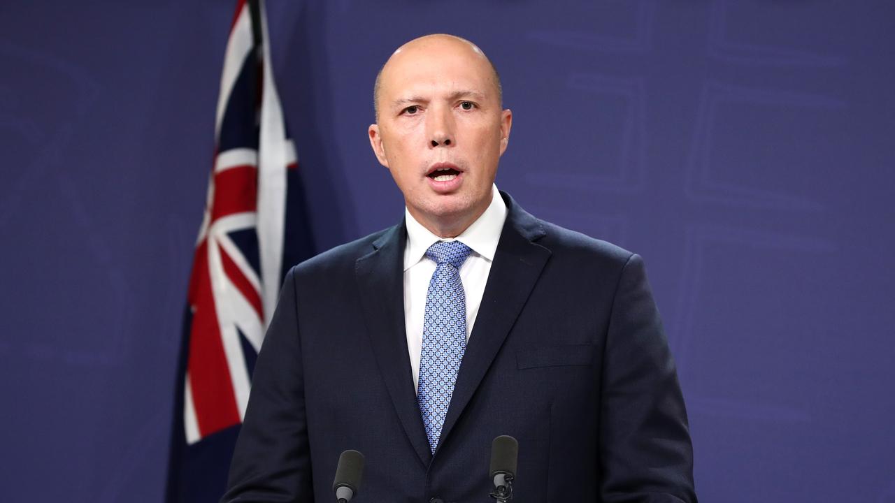 Peter Dutton has accused the Queensland Premier of deliberately delaying lockdown in order to allow the NRL Grand Final to proceed in Brisbane. Picture: Cameron Spencer/Getty Images