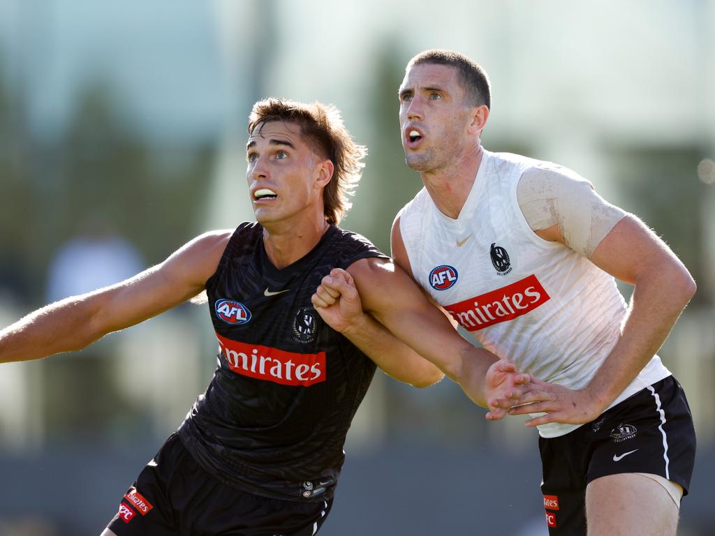 Brynn Teakle trained with the Pies over the pre-season. Picture: Dylan Burns/AFL Photos via Getty Images