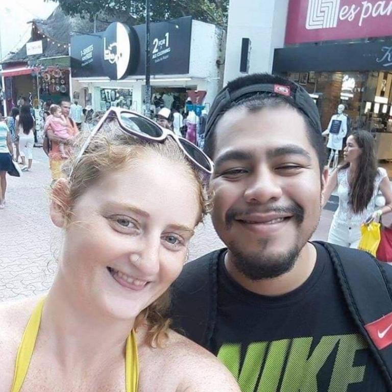 Missing Whitsunday woman Tahnee Shanks with her partner Jorge Aguirre Astudillo in happier times. Picture: Supplied