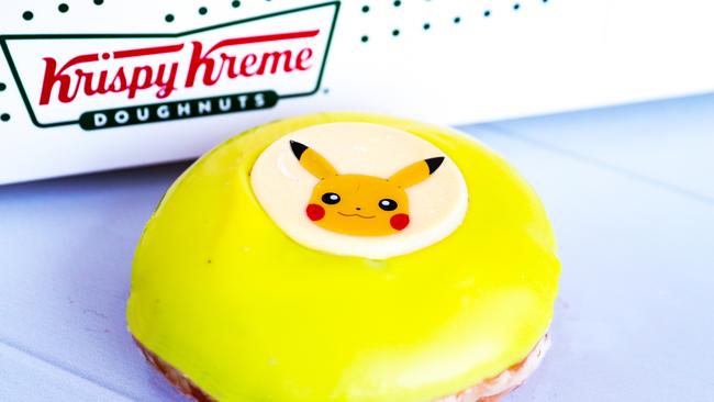 The Pikachu Krispy Kreme doughnut. Picture: Jenifer Jagielski