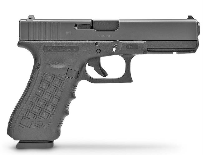 A Glock pistol.