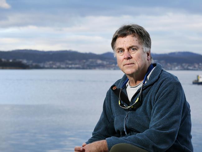 Dr Eric Woehler from BirdLife Tasmania at Hobart. PICTURE CHRIS KIDD