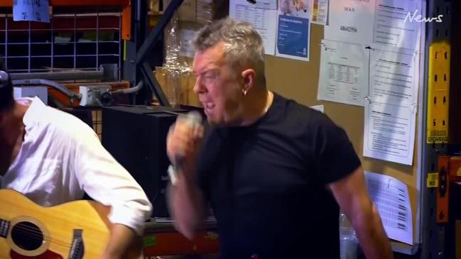 Jimmy Barnes performing Working Class Man