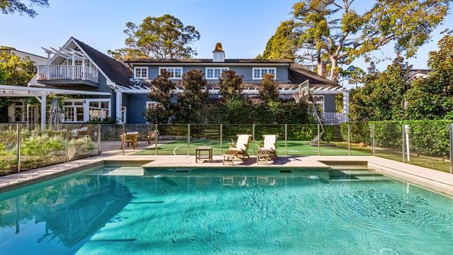 The property features a stunning pool.