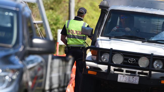 A man has been caught sneaking into Queensland. Picture: NCA NewsWire / Steve Holland