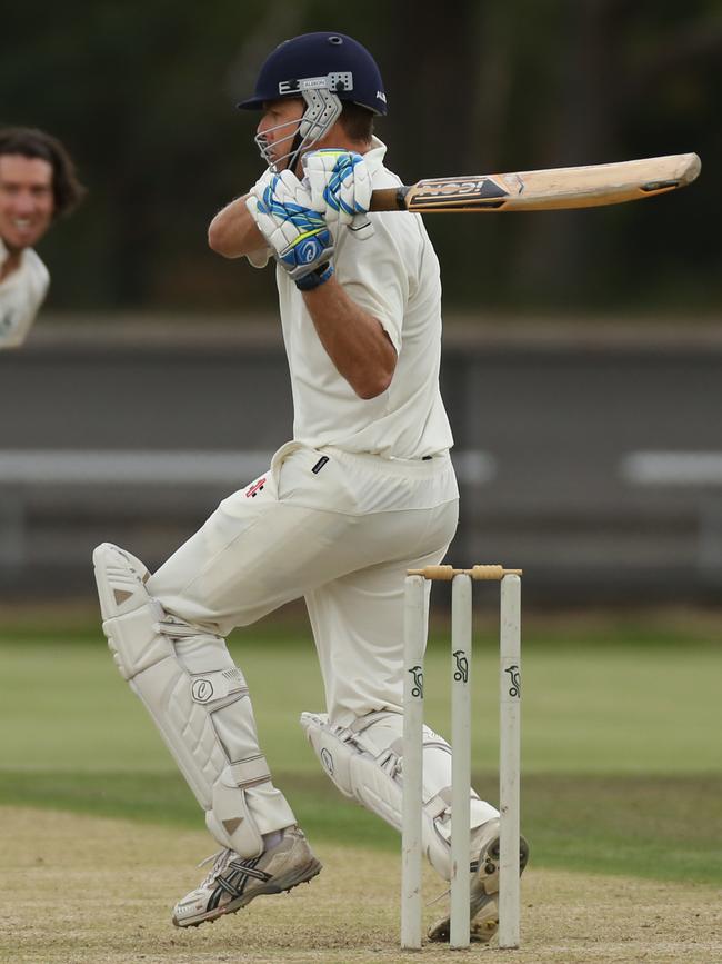 Noble Park batsman and captain Luke Wintle.