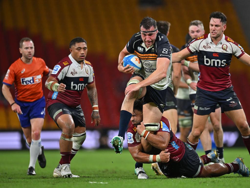 Brumbies lock Nick Frost isn’t daunted by historical results. Picture: Getty Images