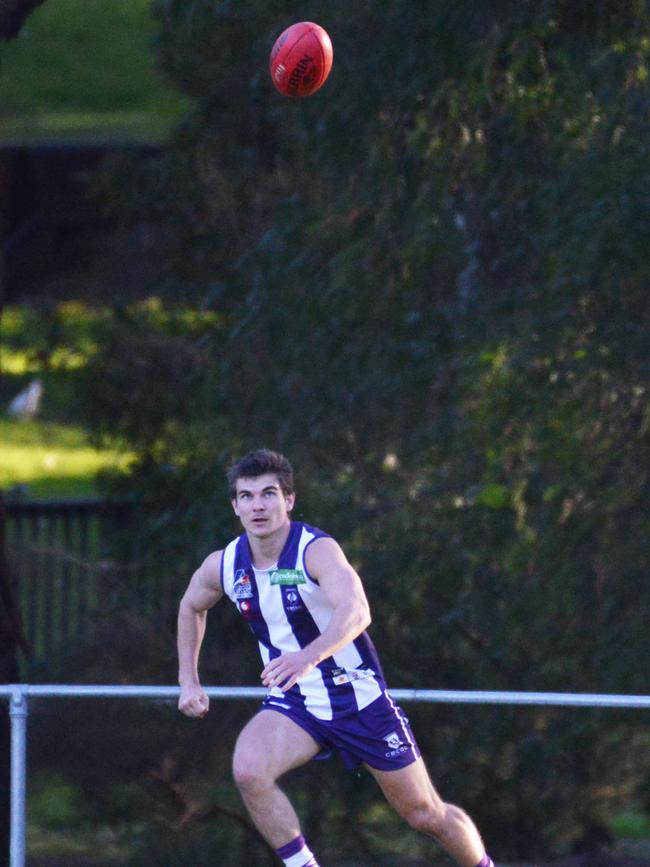 Jake Johansen playing with CBC Old Collegians this season. Picture: AAP/Brenton Edwards