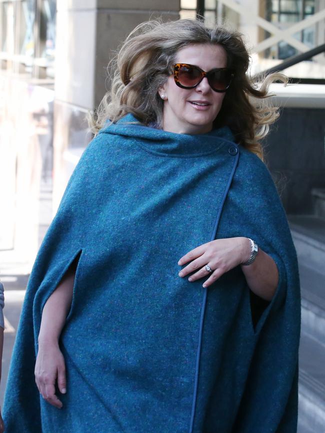 Kathy Jackson at the Melbourne Magistrate Court to face 70 theft and deception charges in September 2016. Picture: David Crosling