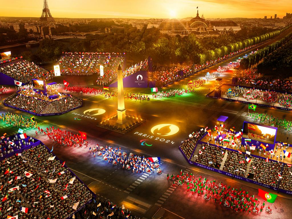 KIDS NEWS PARIS 2024 OLYMPICS EDUCATION KIT. The opening  ceremony will feature a parade of athletes. Picture: Paris 2024 committee