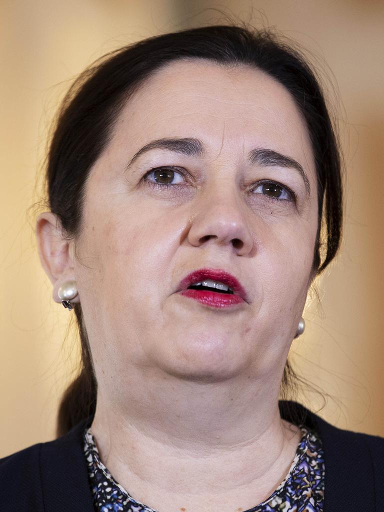 Queensland Premier Annastacia Palaszczuk is hopeful for her state to host the AFL grand final. Picture: Attila Csaszar/NCA NewsWire