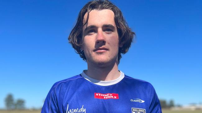 Blake Powter is currently playing for the Canterbury Bulldogs in its junior teams. Picture: Angeline Lowther.