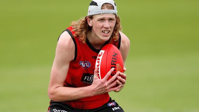 Mason Fletcher, son of Dustin, trains with Essendon.