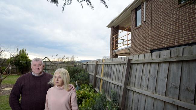 Melanie Drewett and Ronald Drewett are unhappy with the designs of newly constructed two storey house next door.