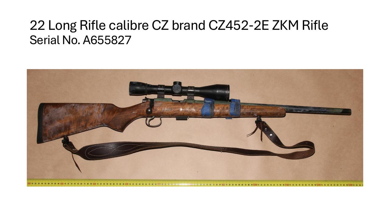 A 22 long rifle calibre CZ brand.