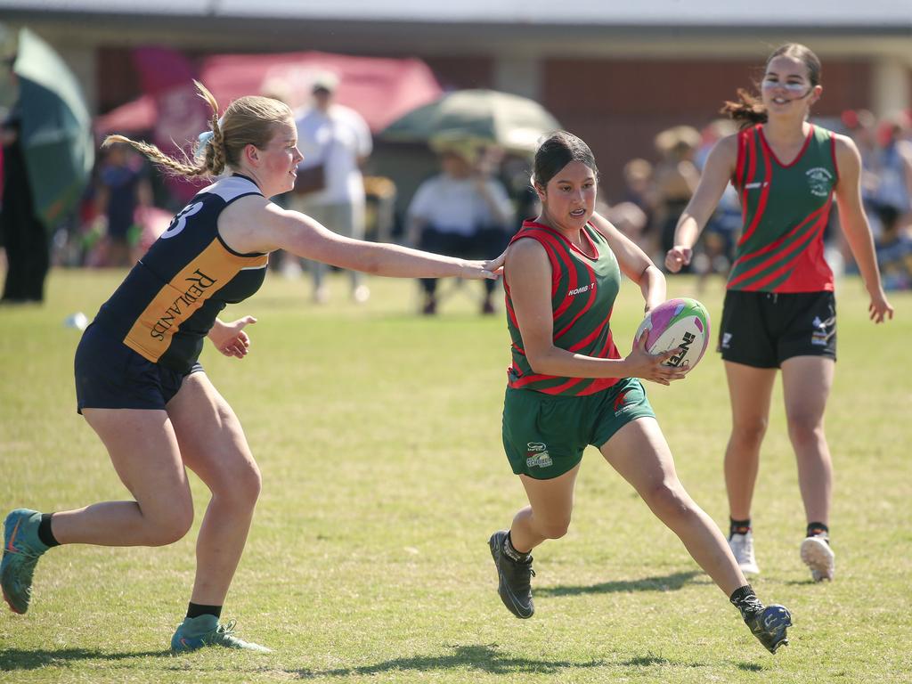 Redlands State High V McGreggor State High at the 2024 Gold Coast Titans All Schools Touch Football Picture: Glenn Campbell