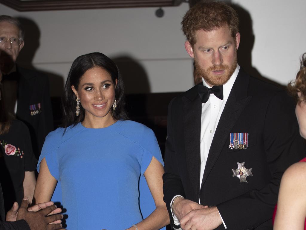 Prince Harry and Meghan Markle in Fiji in 2018. Picture: Ian Vogler – Pool/Getty Images