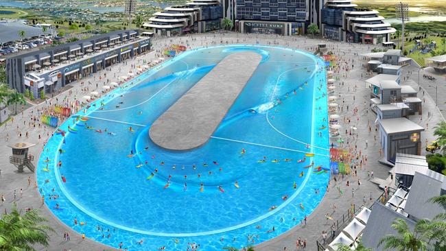 Plans for Gold Coast surfing wave pool in pipeline Gold Coast