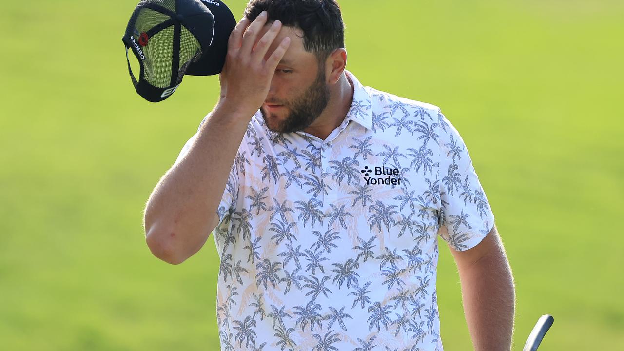 Jon Rahm walked off with a six-stroke lead.