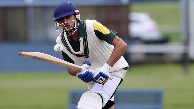 Daanish Mehta during a Geelong scratch match. Picture: Peter Ristevski