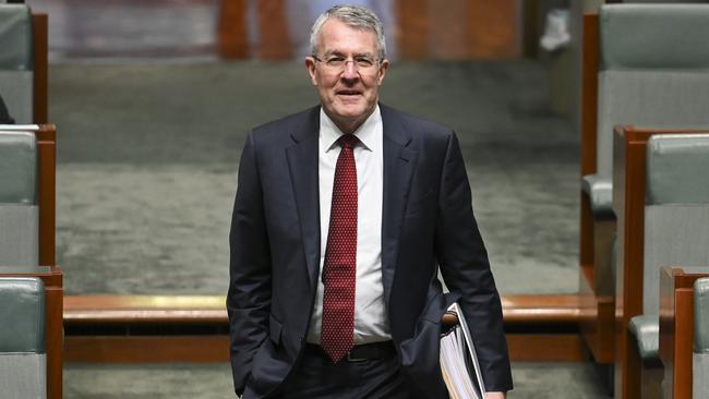 Attorney-General Mark Dreyfus and his department are finalising privacy reform legislation and guidance material. Picture: NewsWire / Martin Ollman