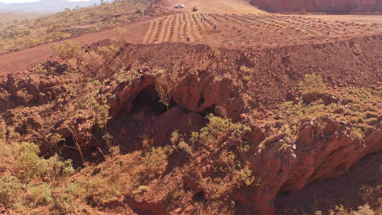 Rio Tinto’s Indigenous advisory group was born out of last year’s Juukan Gorge scandal. Picture: PKKP Aboriginal Corporation/AFP