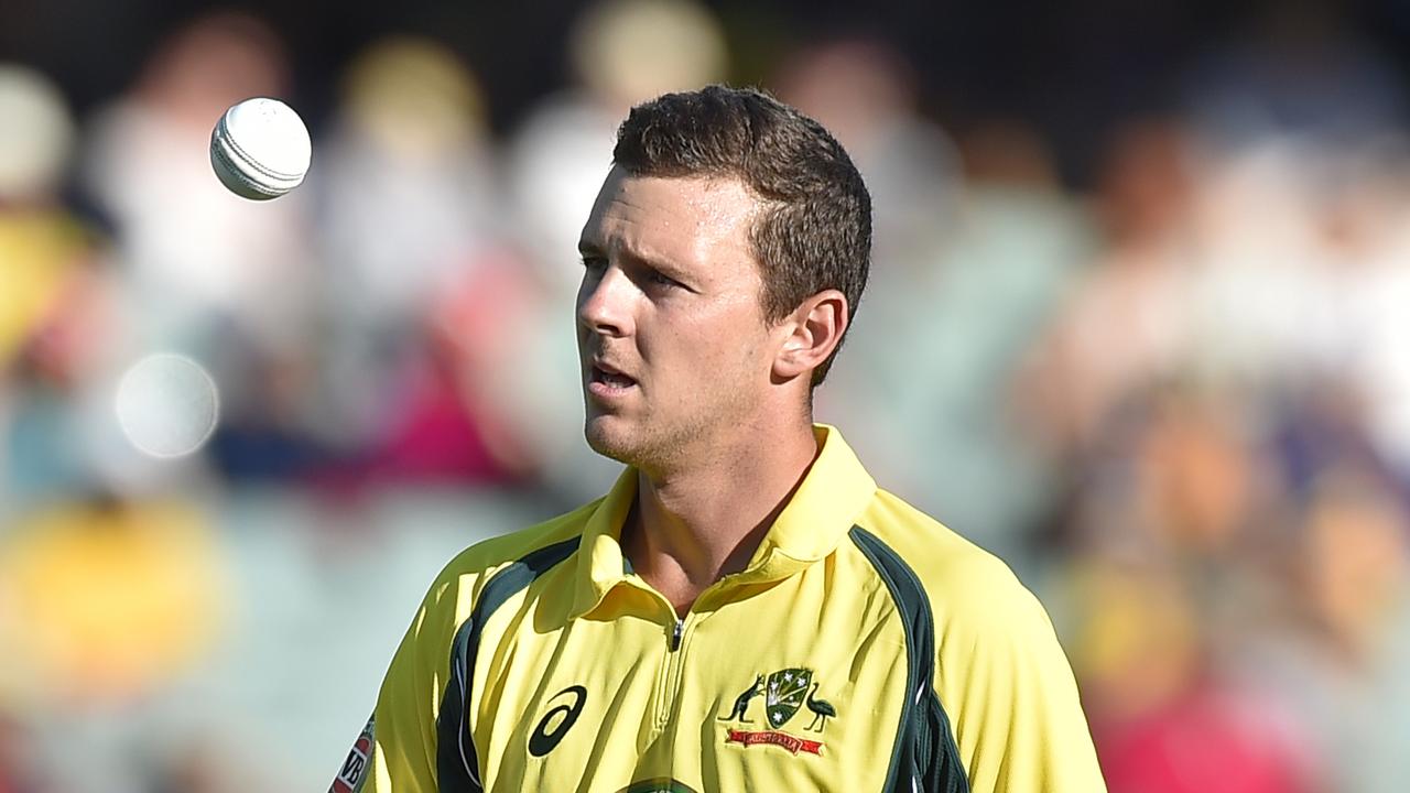 Josh Hazlewood has been ruled out until the start of Australia’s World Cup warm-up matches.