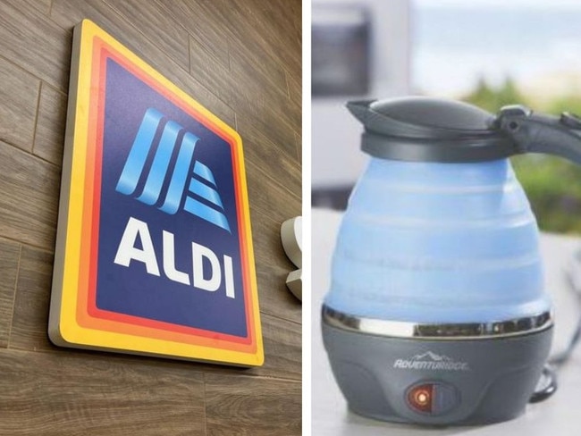 Aldi has gone on sale with cmaping items.