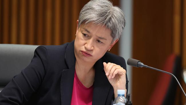 Senator Penny Wong blamed the Solomons deal on Scott Morrison for ‘ignoring what Pacific leaders have said’. Picture: Gary Ramage