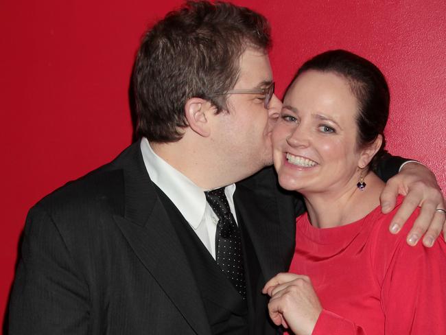 Michelle McNamara, with husband Patton Oswalt, wrote a book on the killer, which has been credited with the renewed interest in the case. Picture: Splash News