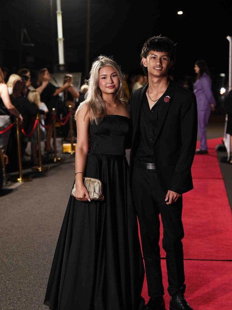 Brandon Best & Putriana Best at Xavier Catholic College year 12 formals. Picture: Patrick Woods.