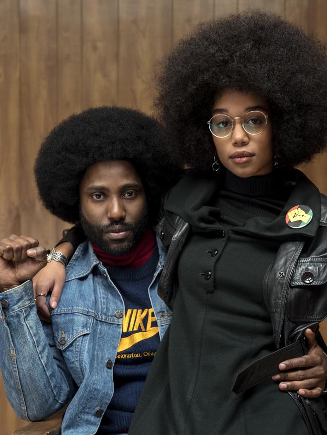 Washington’s son, John David Washington, stars in Spike Lee’s upcoming movie ‘BlacKkKlansman’, which made waves at Cannes. Picture: Universal Pictures