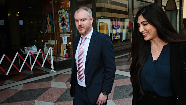 Peter Thistlethwaite outside court during his trial. Picture: Adam Yip