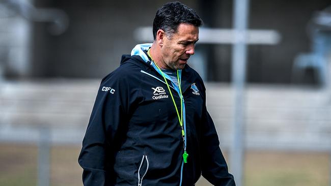 Cronulla players want Flanagan to coach on. AAP Image/Brendan Esposito.