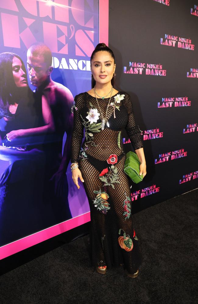 Salma Hayek at the Miami premiere of Magic Mike’s Last Dance. Picture: Eric Charbonneau/Shutterstock