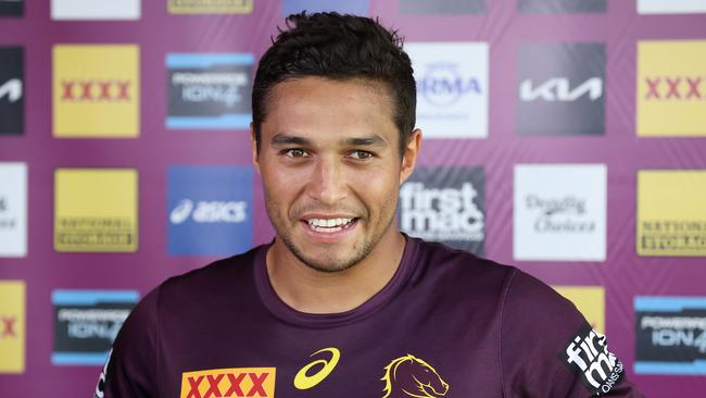 Back, and with a smile on his face, Martin will end a 1092-day NRL exile. Picture: Liam Kidston