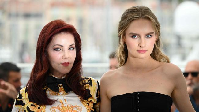 Priscilla Presley with DeJonge at the Cannes Film Festival.
