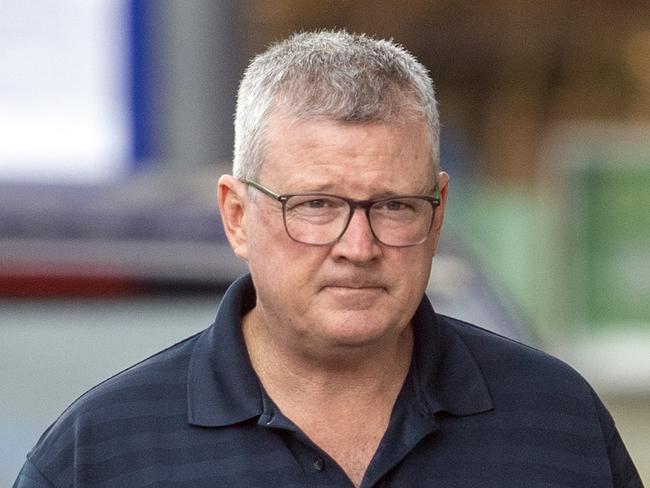 03-04-2023 -  Beleaguered NT police commissioner Jamie Chalker, whom the NT government have asked to resign, on Monday. Picture: Liam Mendes / The Australian