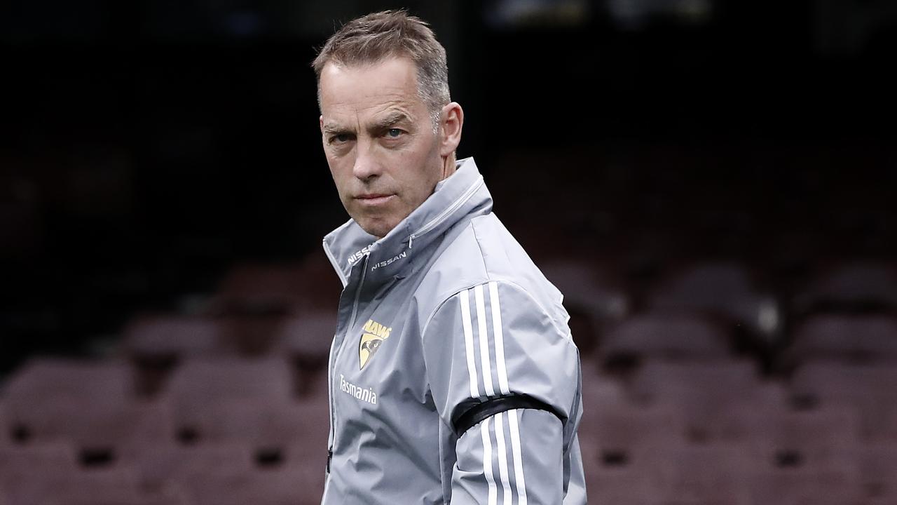 Alastair Clarkson will hand over the Hawthorn coaching reins to Sam Mitchell at the end of 2022 (Photo: Ryan Pierse/AFL Photos)