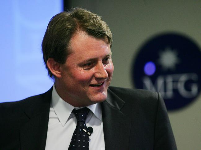 Deputy chairman Chris Mackay at the launch of the unlisted Magellan Global Fund and the Magellan Infrastructure Fund, in Sydney.