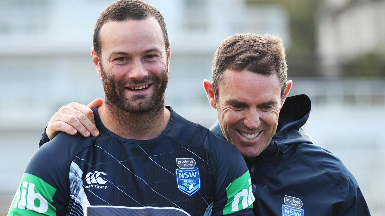 NSW captain Boyd Cordner and coach Brad Fittler.