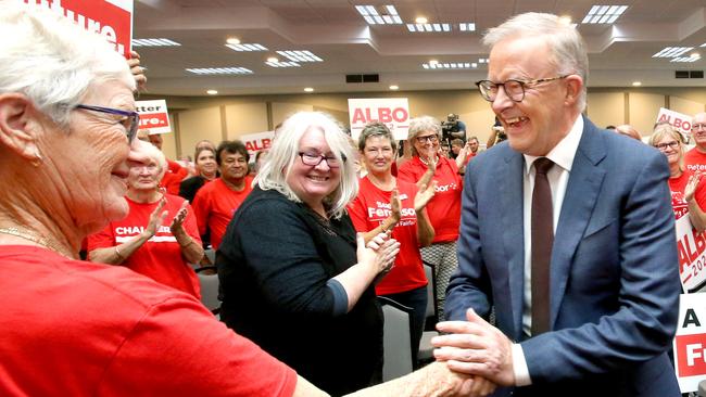 Labor’s Anthony Albanese has emerged as preferred prime minister in a poll of residents in marginally-held Liberal seats in Melbourne’s east. File picture.