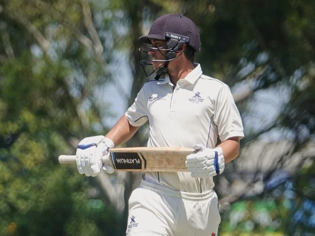 DDCA cricketTurf 1: Buckley Ridges v Springvale South. Buckley Ridges batter Jake Cronin. Picture: Valeriu Campan