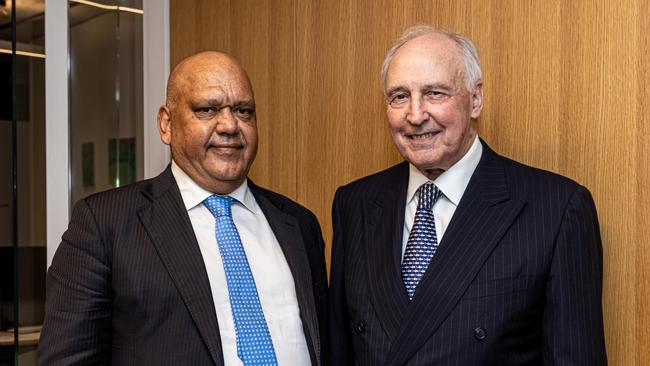 Noel Pearson and Paul Keating. Picture: Katje Ford