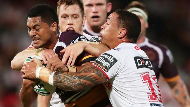 Anthony Milford struggled in the Broncos loss to the Dragons.