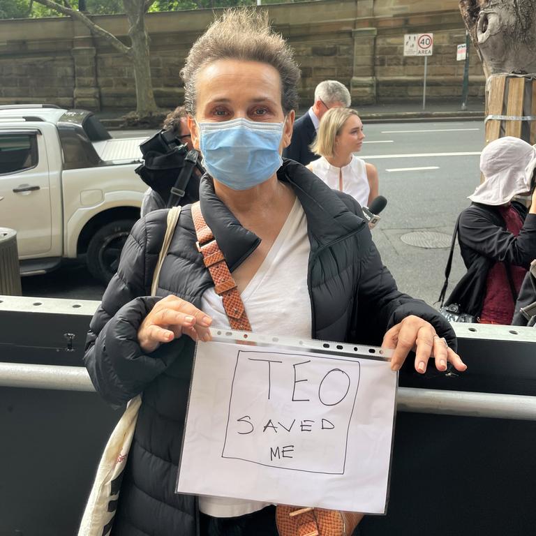 Joanne, another supporter of Dr Teo. Picture: news.com.au