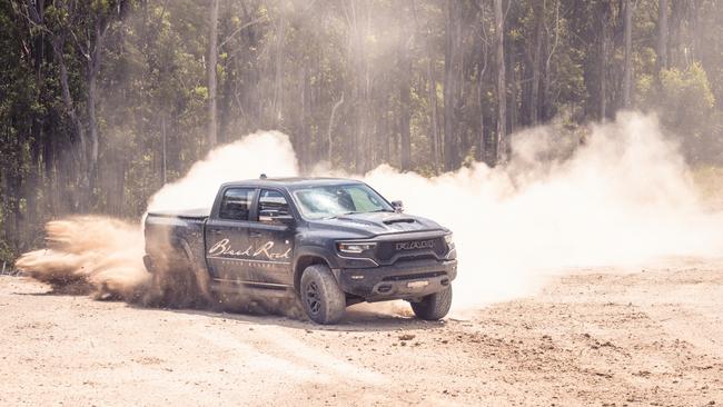 V8 power makes the RAM TRX an incredibly desirable ute. Picture: Thomas Wielecki