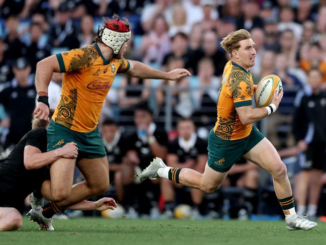 Can the Wallabies spring an upset against the All Blacks? The future of Australian rugby might depend on it. Picture: Getty